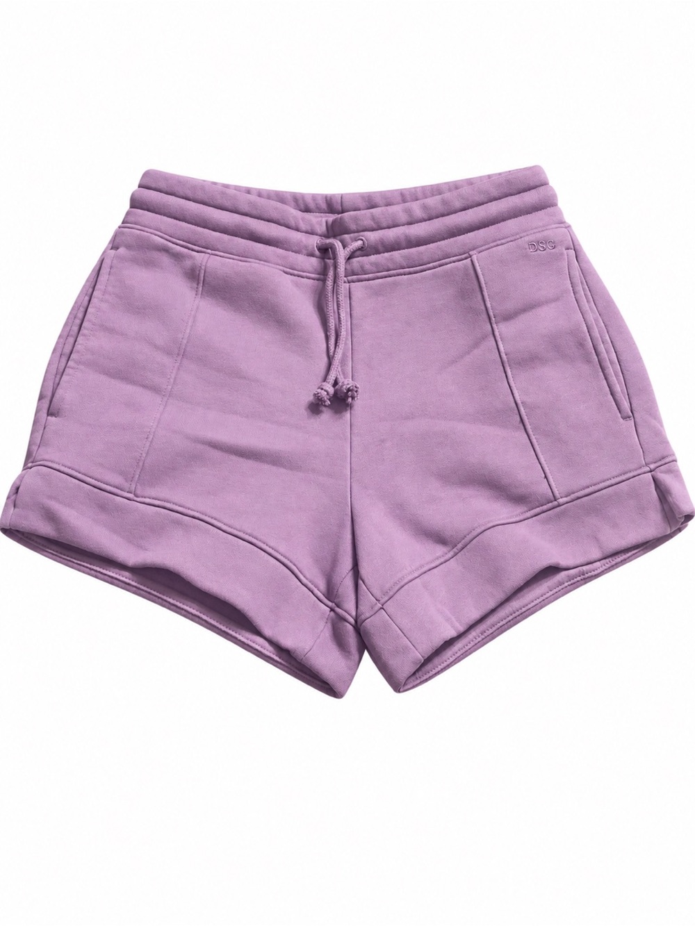 NWTDSG Women's Lavender Sweat Shorts - Relaxed Drawstring Lounge Shorts Size XS